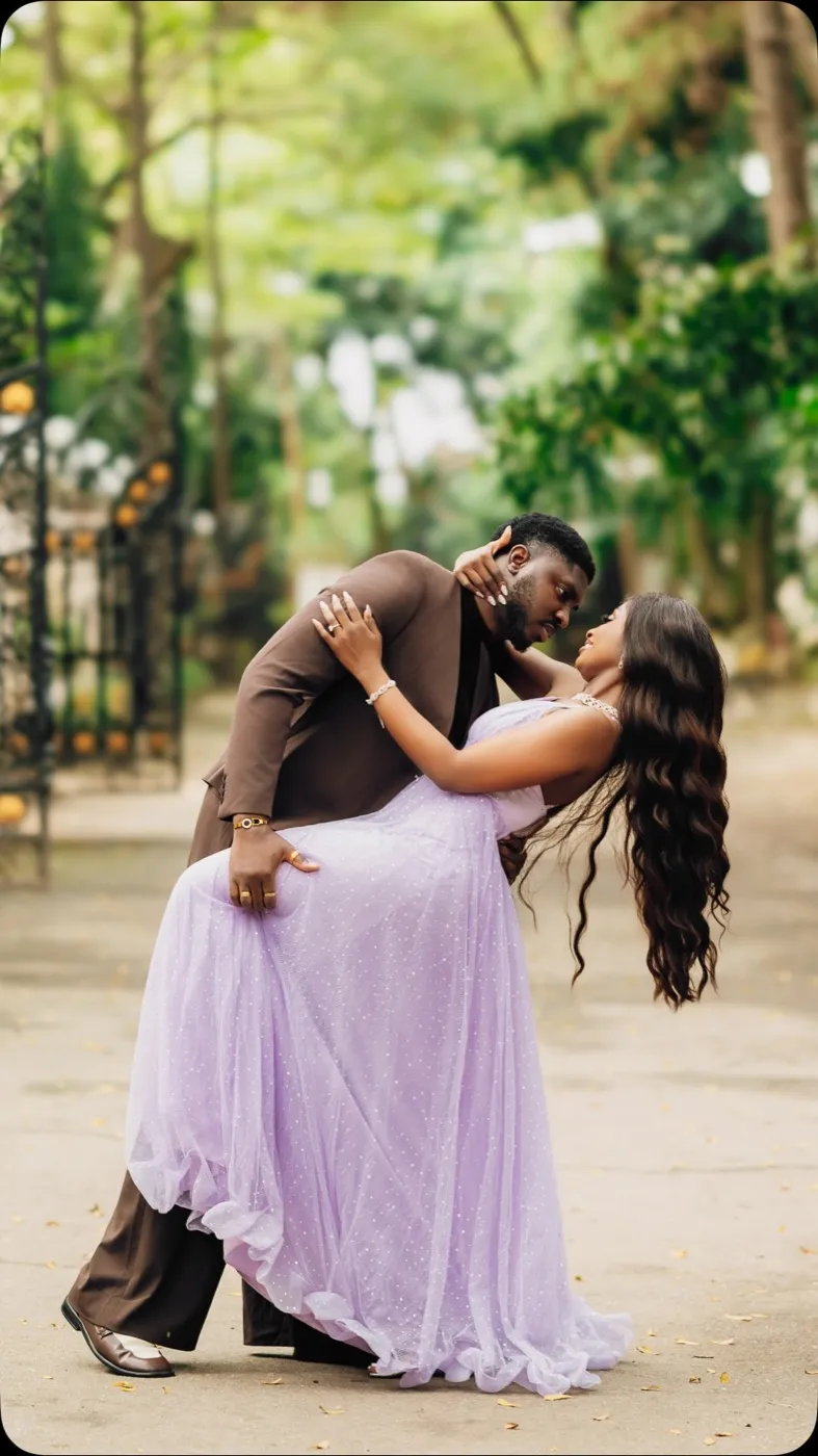 Kossy and Dipo at their pre-wedding shoot